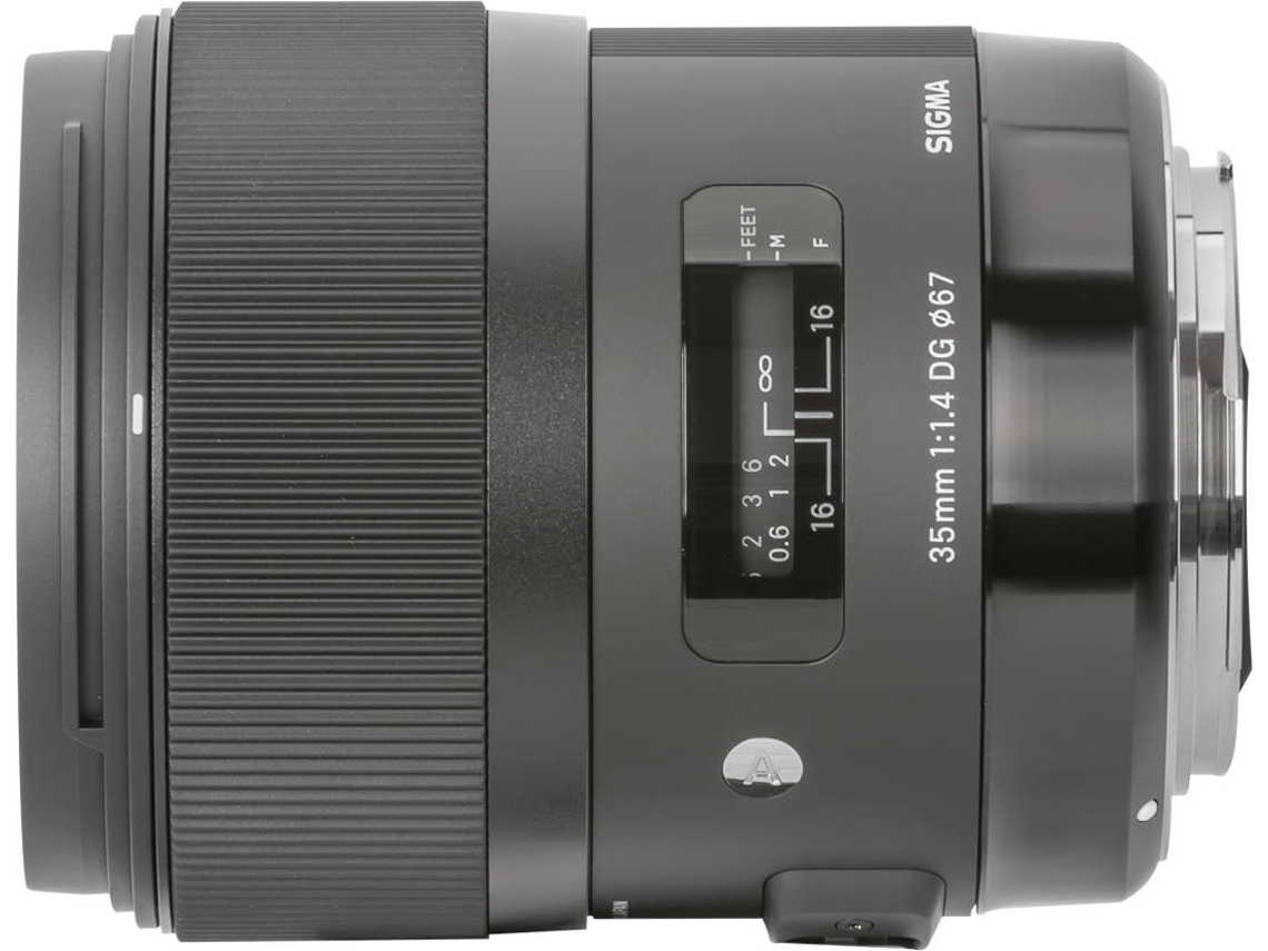 Objetiva SIGMA 35MM/1.4 (A) DG HSM   (Encaixe: Canon EF - Abertura: f/16 - f/1.4)