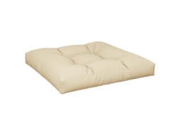 Pallet Cushion, Pallet Cushions Vidaxl Bege Tecido (80 X 80 X 12 Cm)
