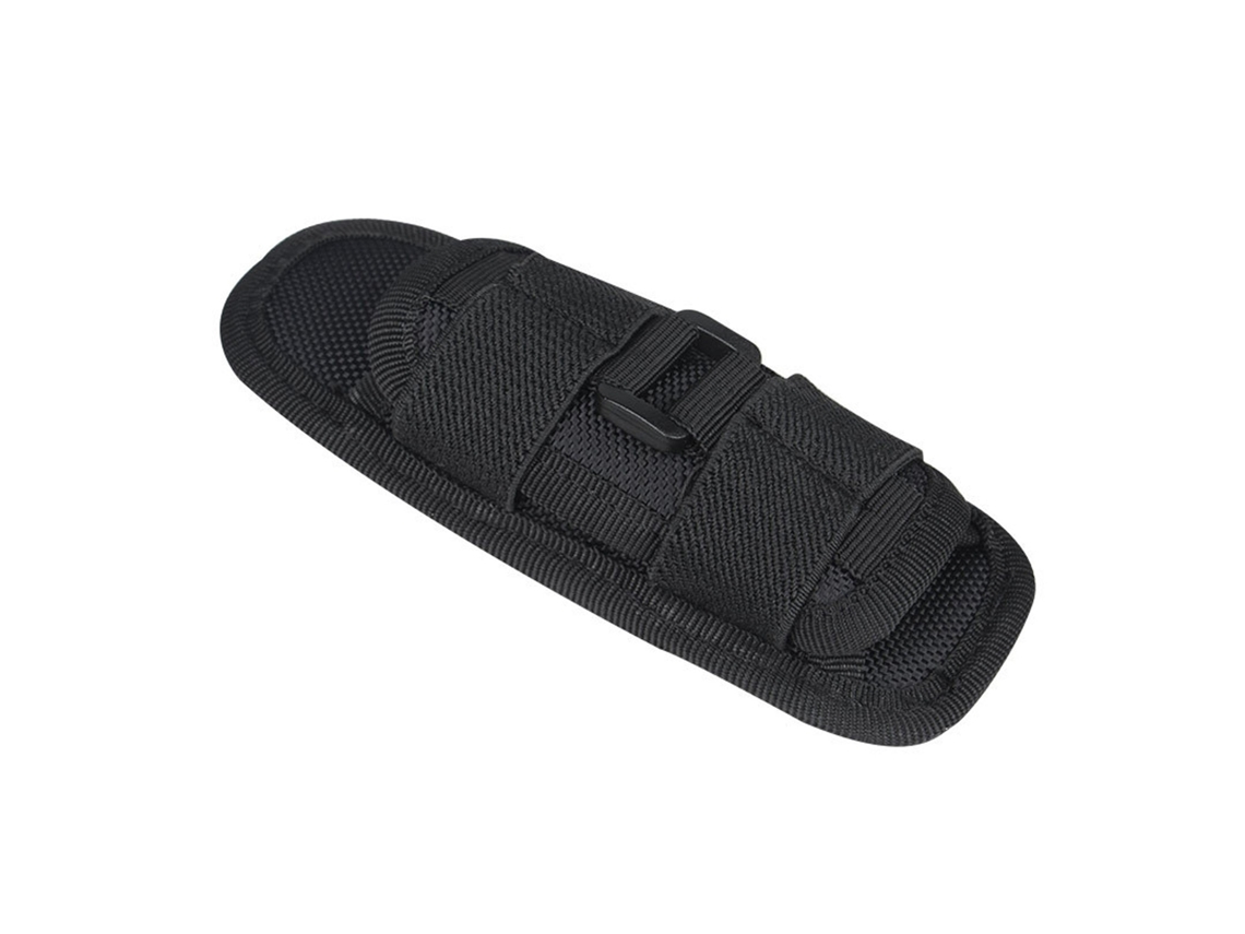 Estojo Para Lanterna Rotativo 360 Graus De Nylon Anti- Rasgo Portátil Para Cinto Outdoor Preto