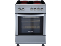 Fogão BECKEN BFE4510N IX (Outlet Grade B - 64 L - Elétrico de Vitrocerâmica - Inox)