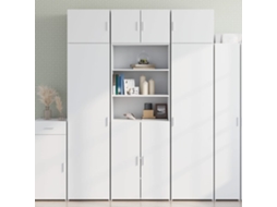 Mueble de almacenaje 70x42,5x225 cm Derivados de Madera Blanco