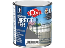 Tinta Direta Sobre Ferro Oxi 0,5 L Cinza Escuro Camada Única Brilhante Exterior