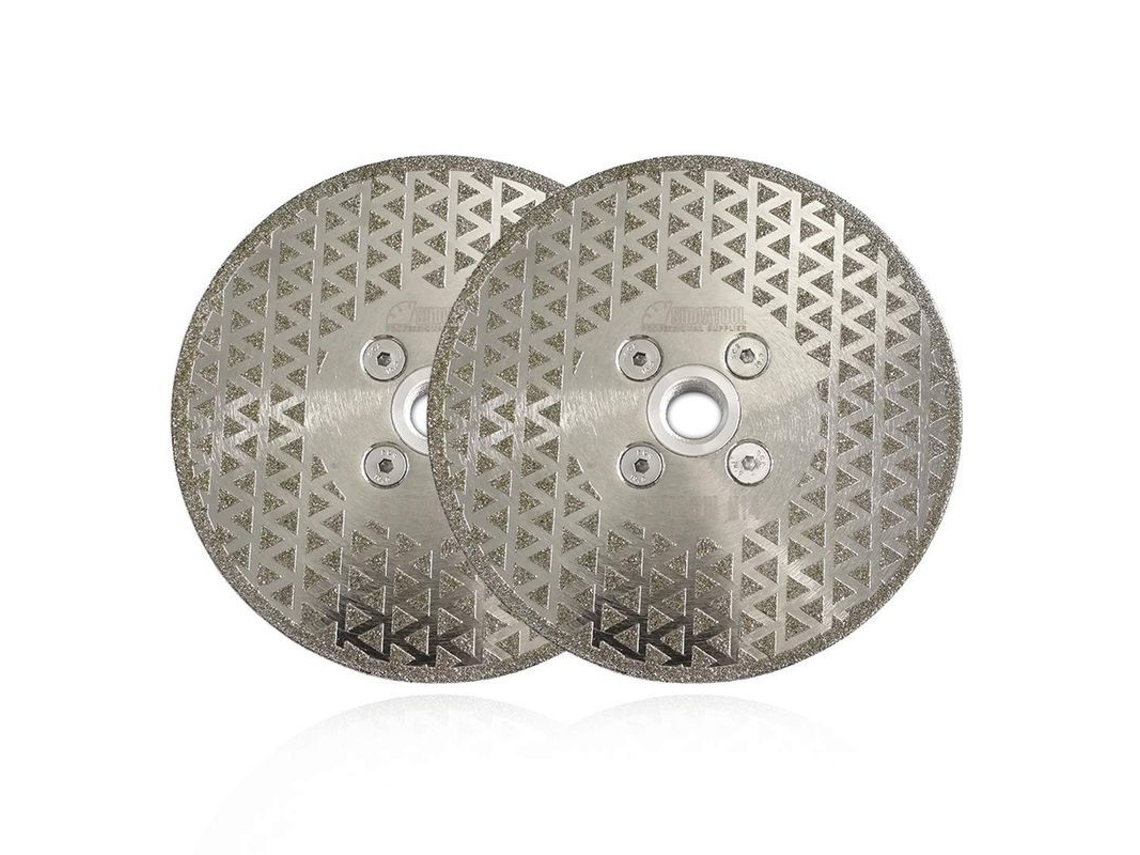 Disco De Corte E Polimento Diamante Eletroplatado Para Mármore E Granito 2und 5 Polegadas/125mm M14