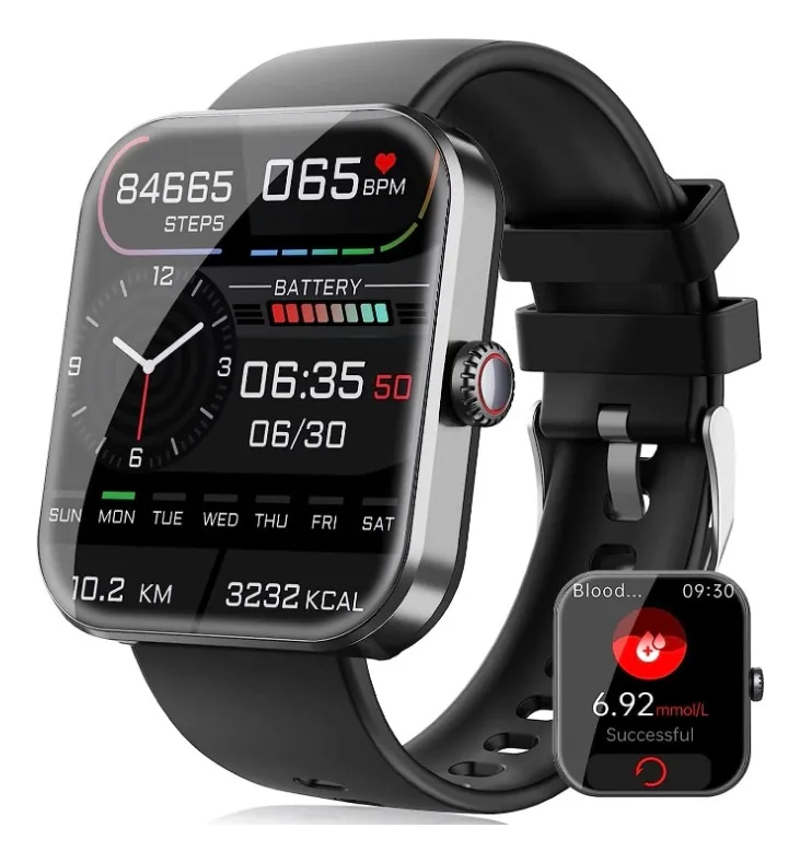 Smartwatch Que Mede O Nível De Açúcar No Sangue/pressão Arterialvayotoy