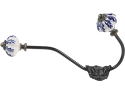 Cabide De Parede Antigo Vintage Em Metal Com Formato Abóbora, Para