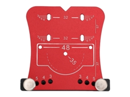 Laxiscreed Placa De Alinhamento Para Furo De Dobradiça De 35 Mm Em Liga De Alumínio