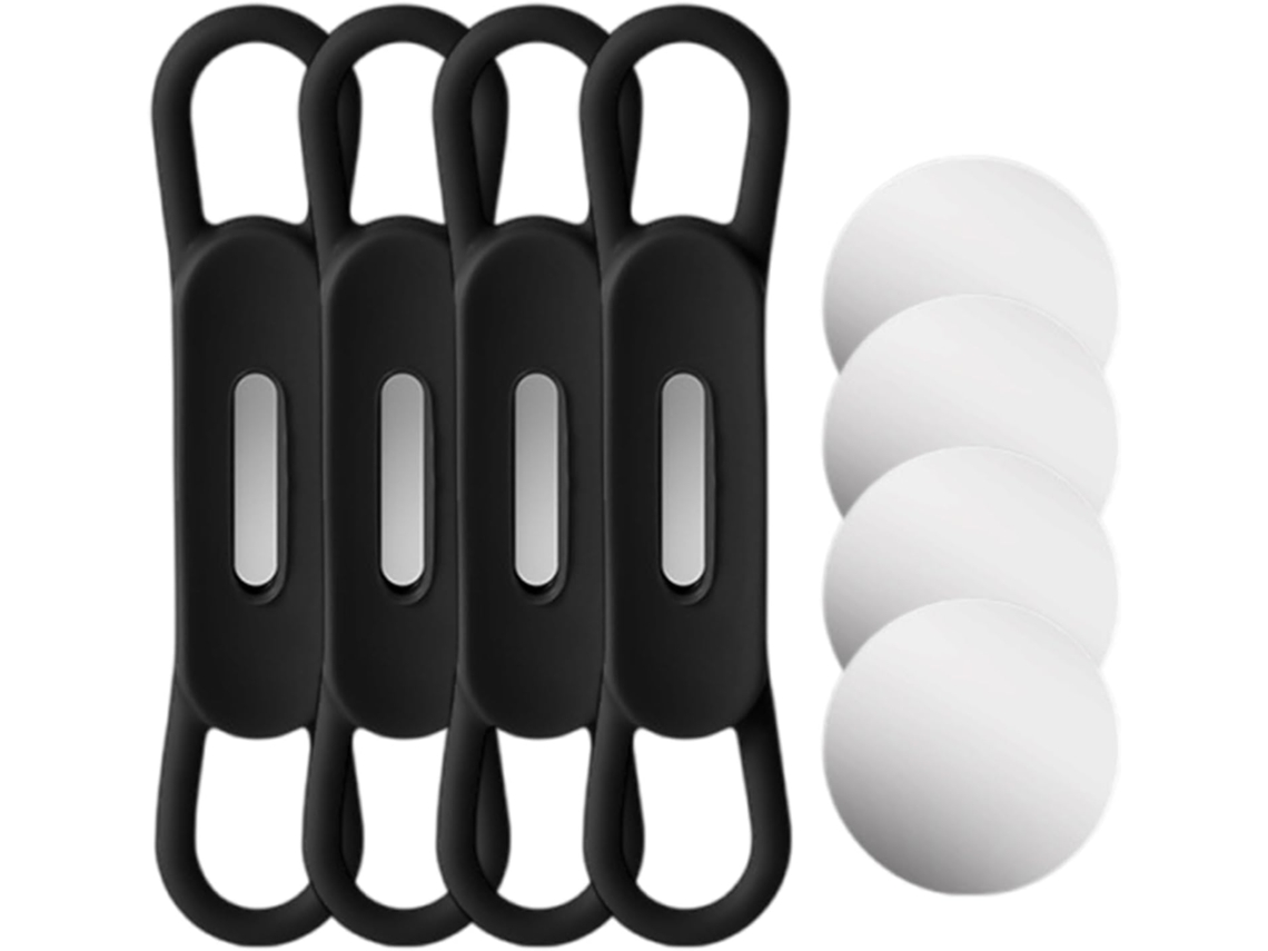 Conjunto de 4 Suportes Magnéticos para Computador, Geladeira, Quadro Branco, Suporte para Computador em Silicone E