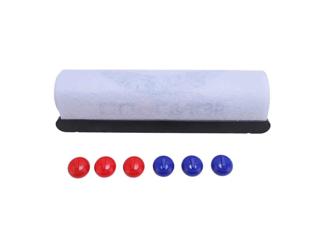 Mali jogo de Curling de Mesa com Tapete Grande Portátil Brinquedo Familiar Indoor e Outdoor