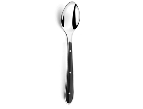 Colher de Sobremesa Amefa Bistro Metal Duas Cores.