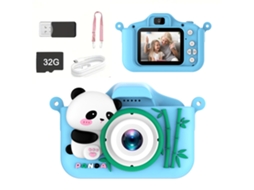 Câmera Infantil, Mini Câmera De Desenho Animado, Câmera Digital (32g-azul) Czhhmart