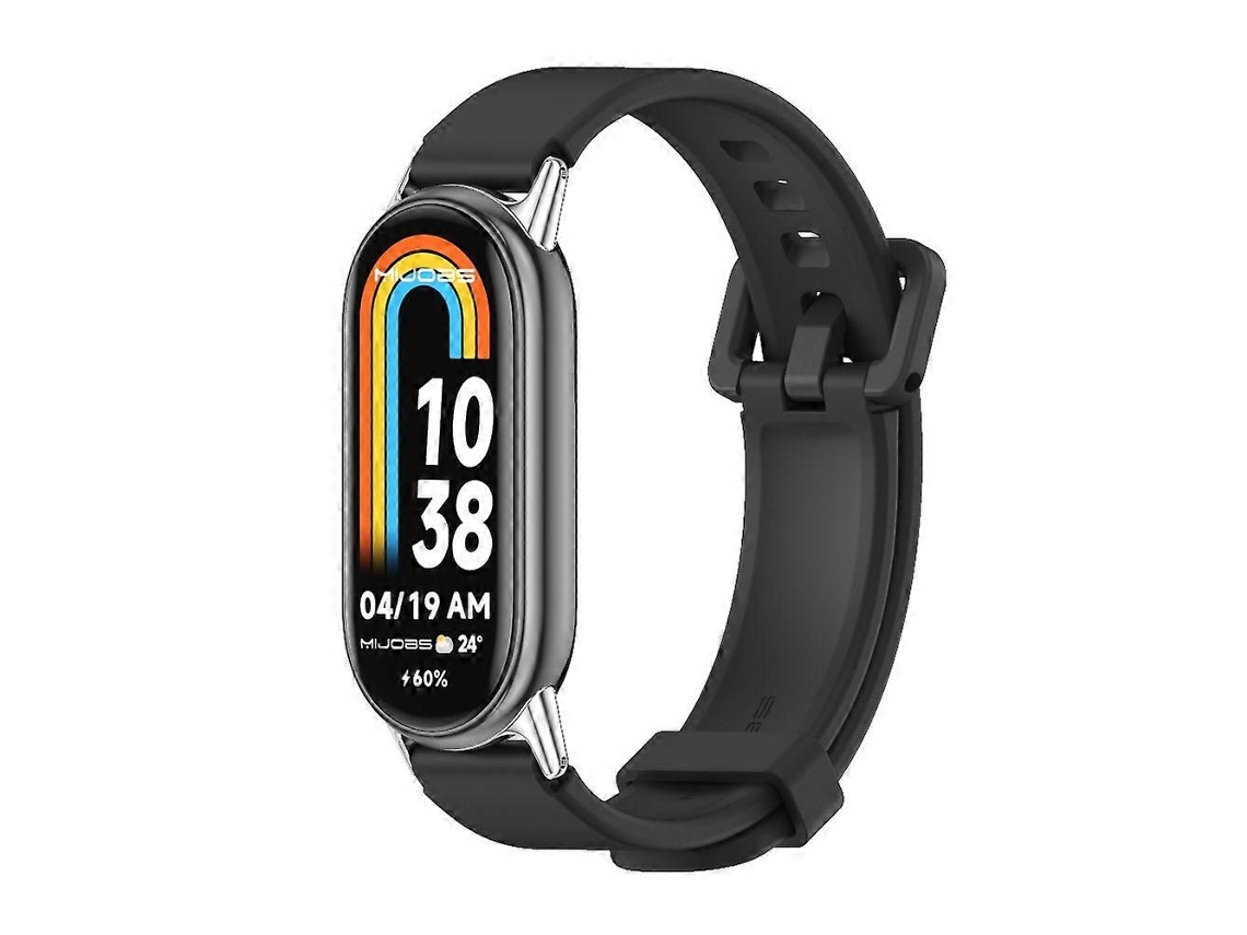 Pulseira De Silicone Respirável Mijobs Para Xiaomi Mi Band 8 / 9 / 9 Nfc