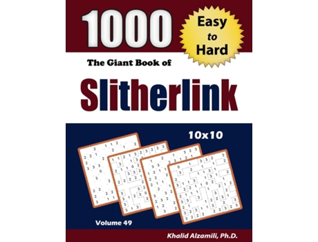 Livro The Giant Book Of Slitherlink De Khalid Alzamili (inglês)