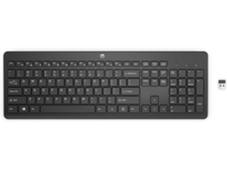 Teclado sem fio HP 230 Teclado RF sem fio preto