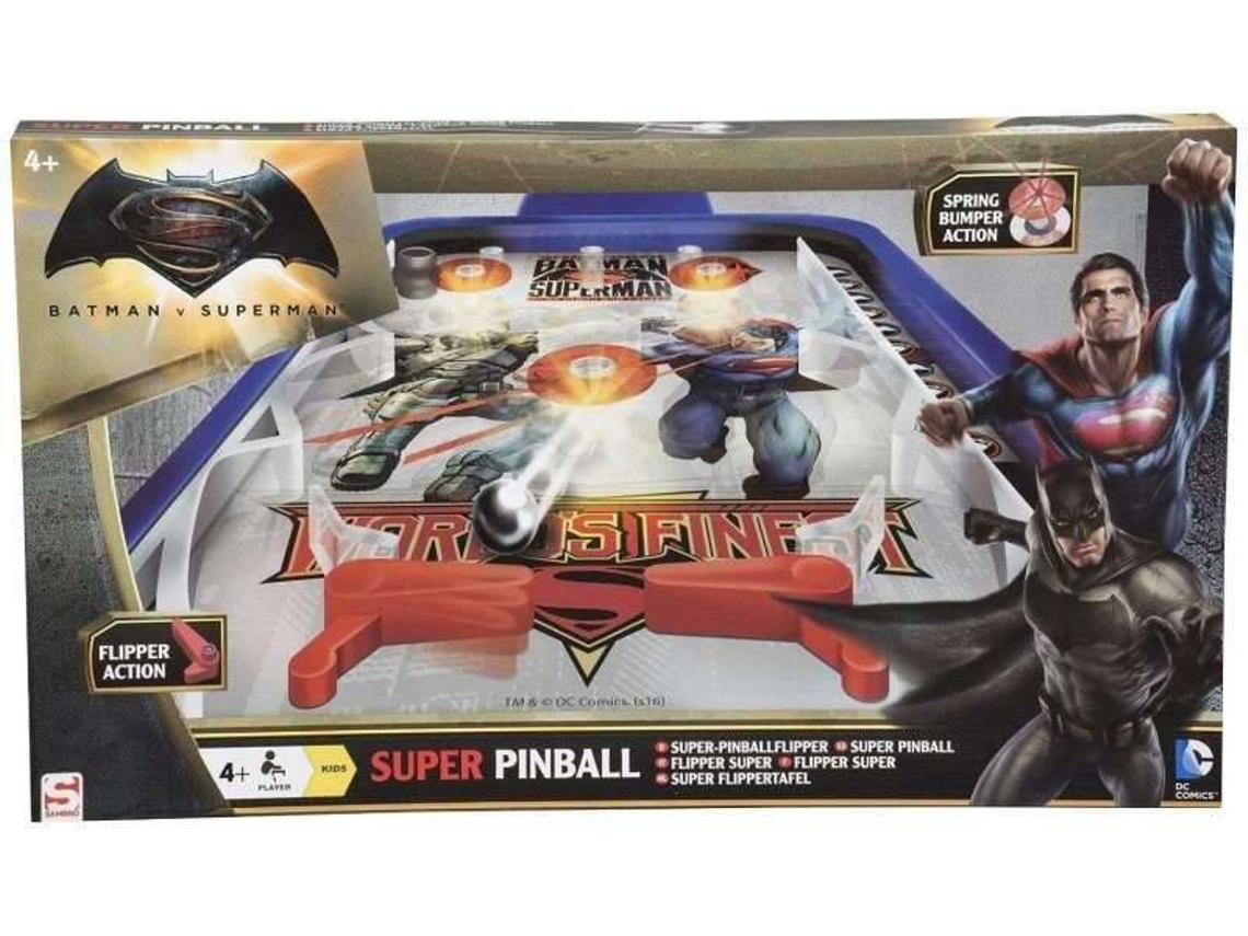 Pinball VALUVIC Superman vs Batman (Idade Mínima: 4)