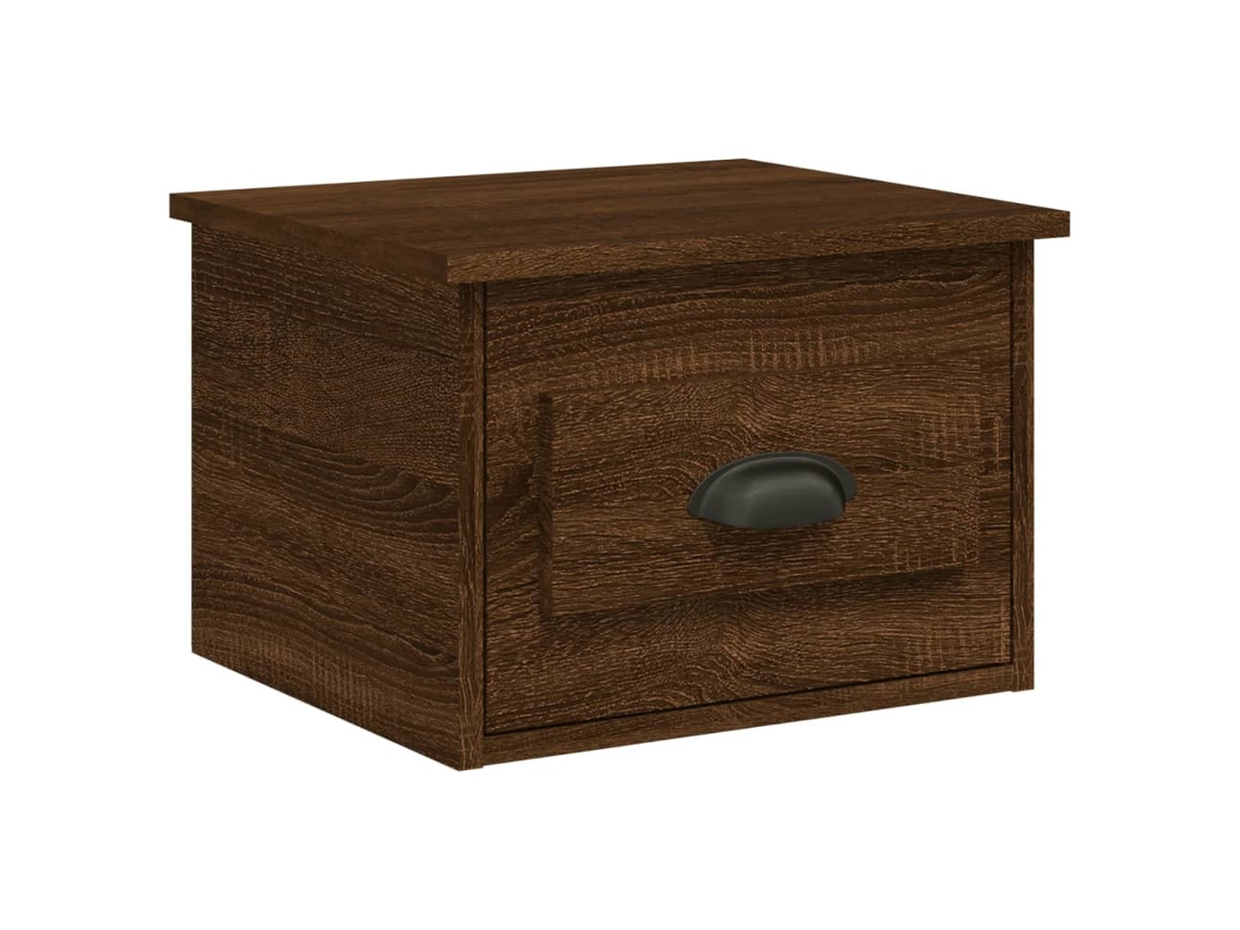 Carvalho Castanho MAISON EXCLUSIVE Mesa Cabeceira de Parede 41,5x36x28 cm