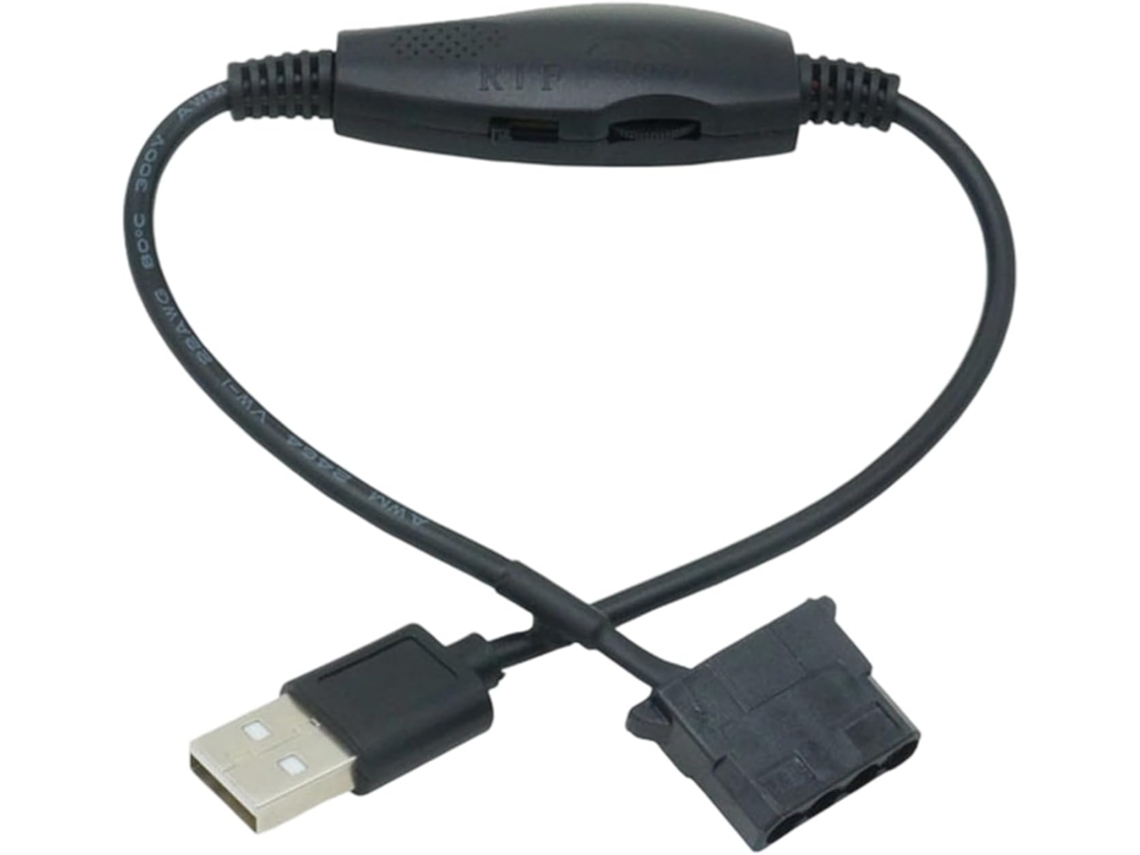 Adaptador Usb Para Ventoinha, Conversor Usb Pwm De 3 E 4 Pinos, Adaptador Para Ventoinha De Alta Velocidade Adaptador Usb Para Ventoinh Gokoco