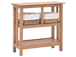 Console Table, Console Tables Vidaxl Marrom Madeira