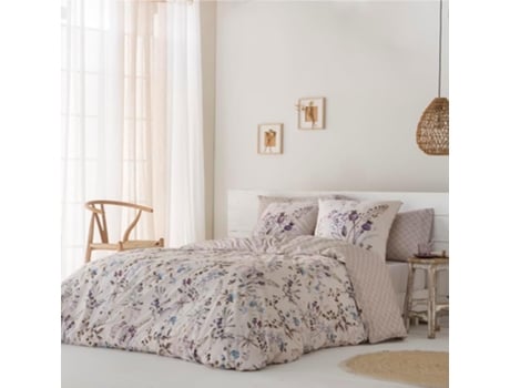 Funda Nórdica Arina 100% Percal Algodón 180 Hilos Beige Cama 200 COTTON ARTEAN