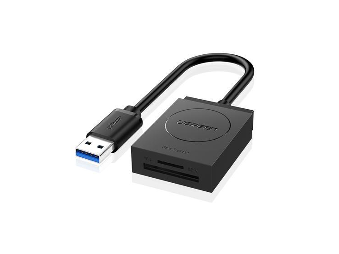 Ugreen 20250 Leitor de Cartões Usb 3.2 Gen 1 3.1 Gen 1 Preto
