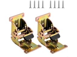 Suporte Para Pé De Mesa Dobrável, 5 Peças, Ferro Resistente, Dobradiças Ocultas, Acessório Portátil Com Travamento Cores