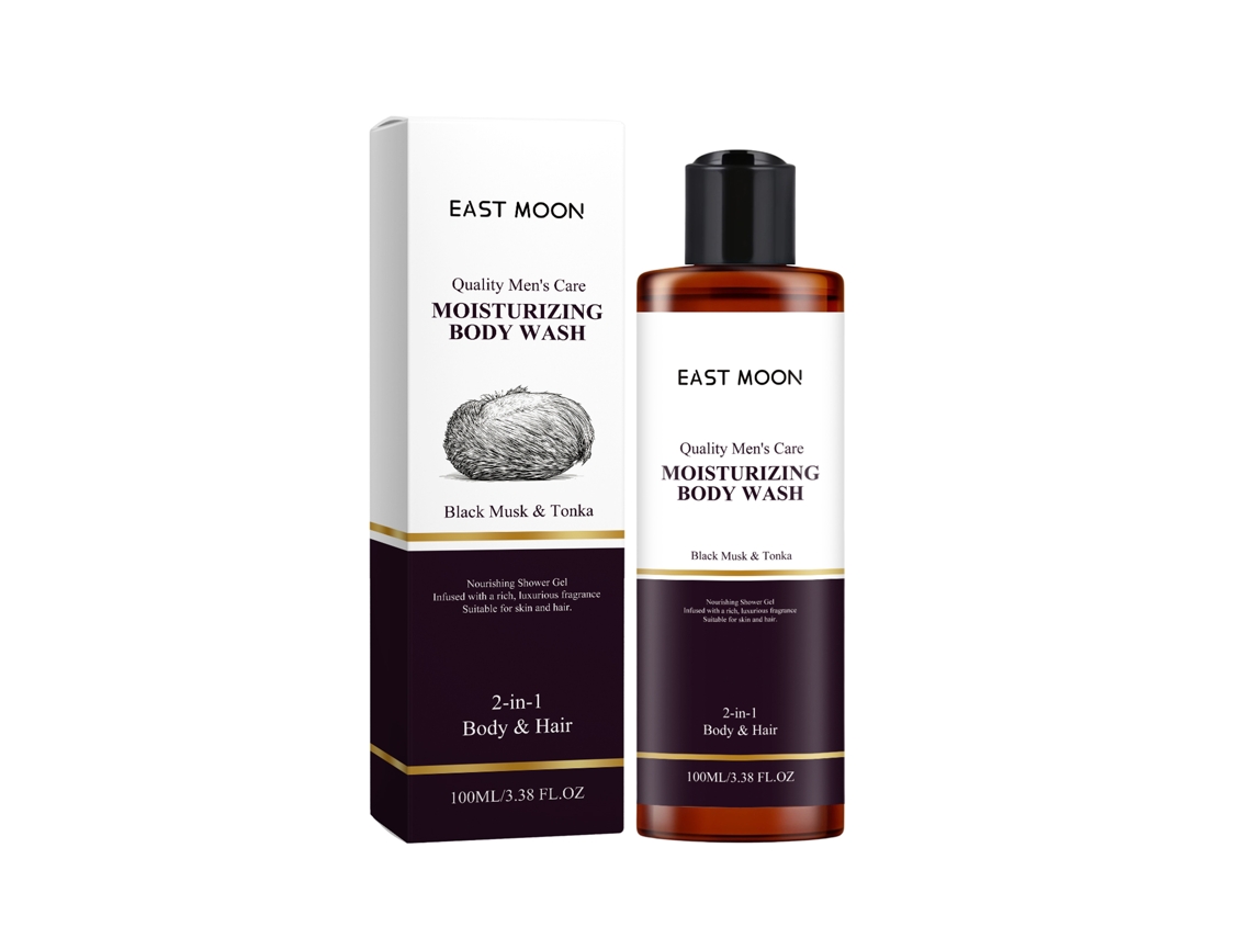 Gel de Banho Musk Preto para Homens