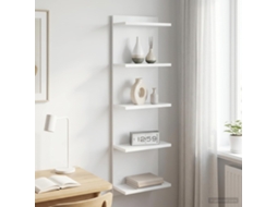 Vidaxl Prateleira De Parede Branco 30 X 15 X 100 Cm