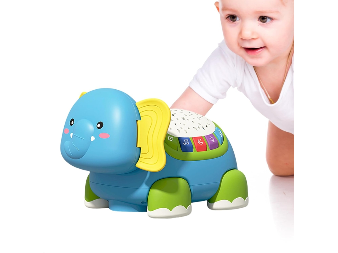 Brinquedo Educativo Para Bebês Que Estão Aprendendo A Engatinhar Elefante Musical Aprender Andar De