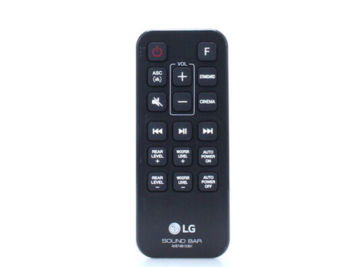 Comando À Distância Original para Dispositivos de Áudio e Barras de Som LG, com Referência de Modelo Akb74815391