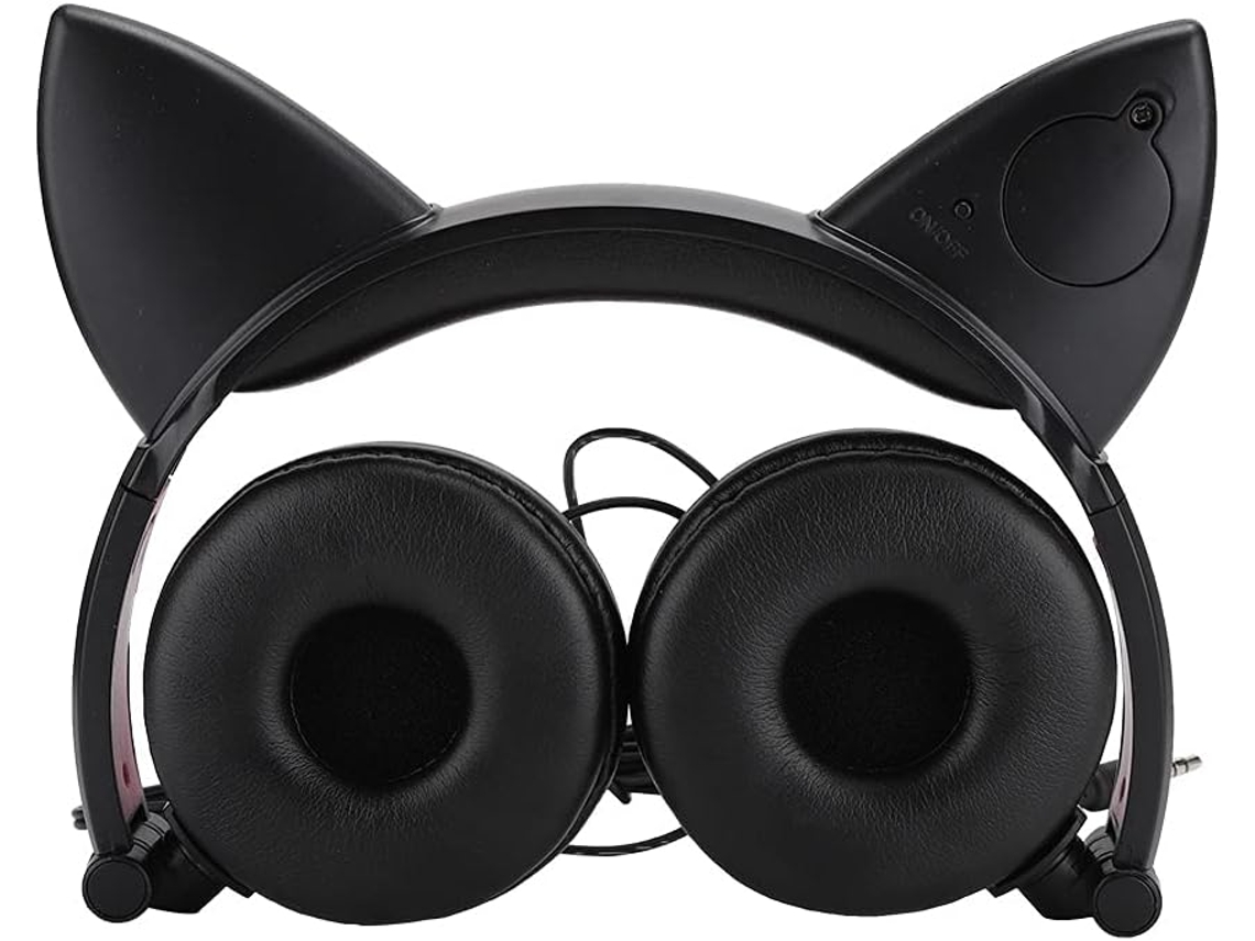 Fone De Ouvido Dobrável E Leve Com Driver 40mm Preto Vermelho