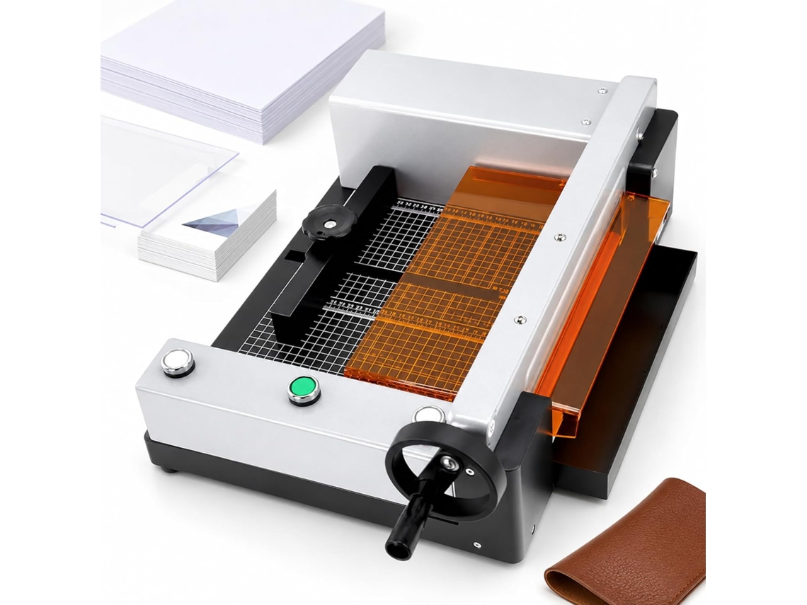 Guilhotina Automática De Mesa E Industrial Para Corte Papel,