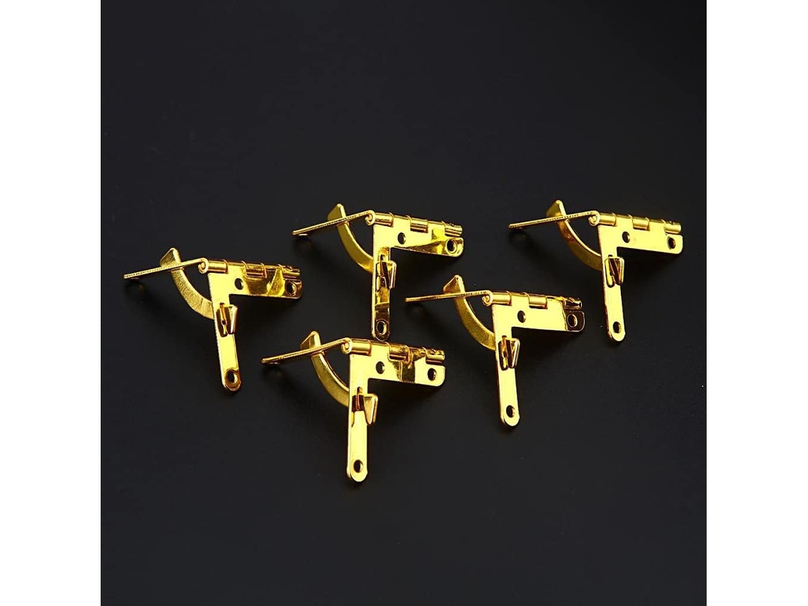 Conjunto De 5 Dobradiças Antigas Para Móveis, 31x 30mm, Com Ângulo De 90 Graus E Mola Suporte, Ideais Para Tampas De