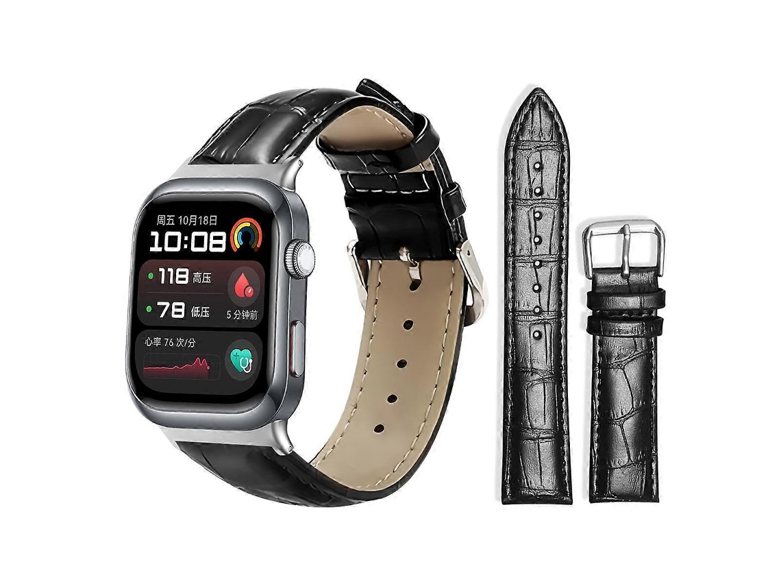 Pulseira De Couro Com Fivela De Pino E Textura De Bambu Xdfind