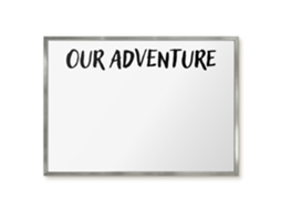Magnetic Board Our Adventure For The Living Room Espelharte (70x50 Cm)
