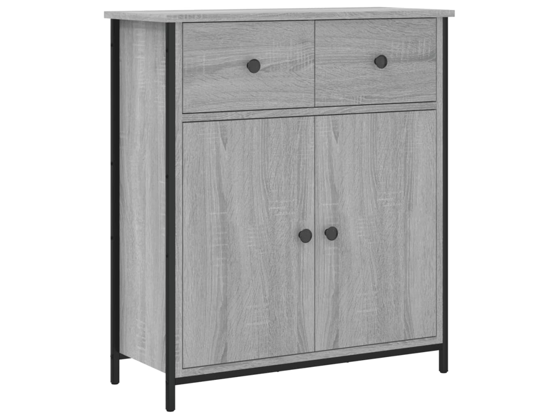 Sideboard, Sideboards Vidaxl Cinzeto Madeira Processada (n/a)