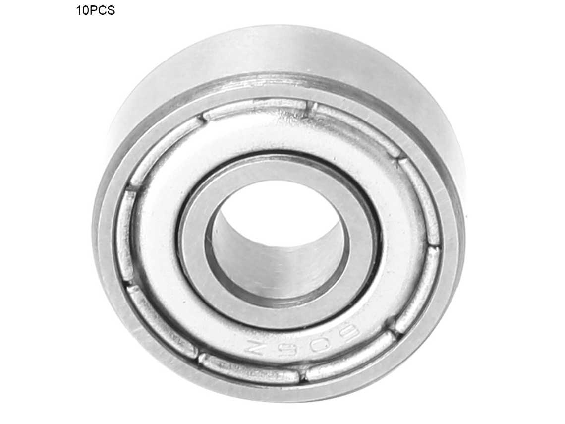 10pcs Rolamentos De Bola De Aço 606-zz De Groove Profundo Duplo Blindado Para Projetos
