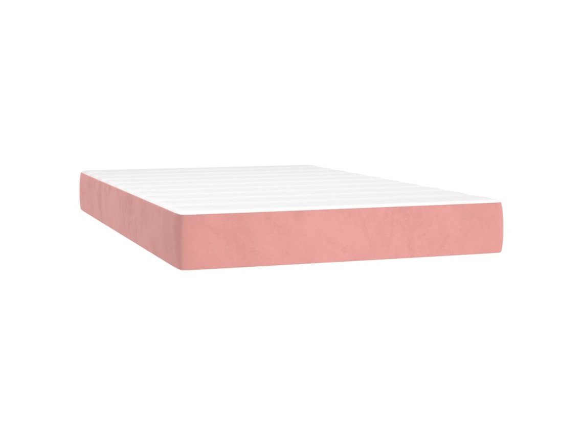 Pocket Spring Bed Mattress, Pocket Spring Bed Mattresses Vidaxl Cor-de-rosa Veludo (120 X 210 Cm)