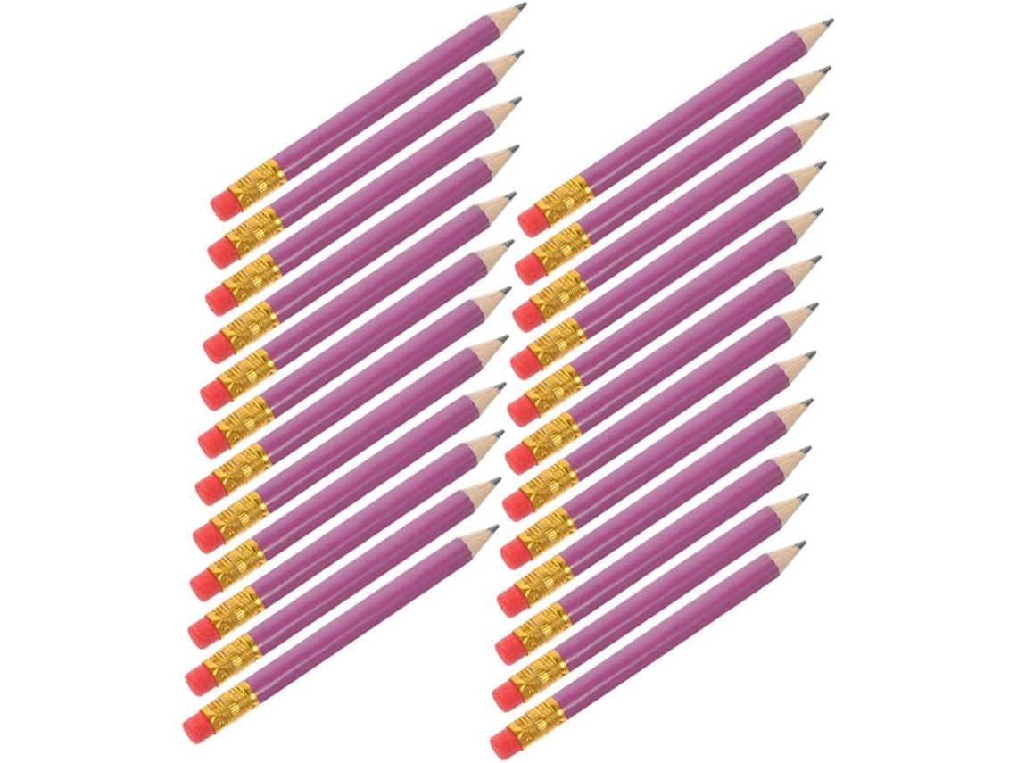 144pièces Crayons Hb Courtes Écriture Dessin Matériel Scolaire Et Ergonomiques Pour Étudiants Et Artistes