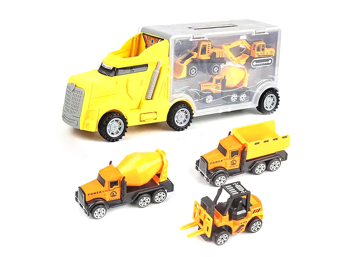 Mali caminhão Transportador de Carrinhos Brinquedo Portátil com Portas Abertas para Crianças