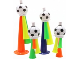 Cornetas de Plástico para Fãs de Futebol, com Cordão, para Estádio, Eventos e Festas JORTMRD (grande 2 Unidades)