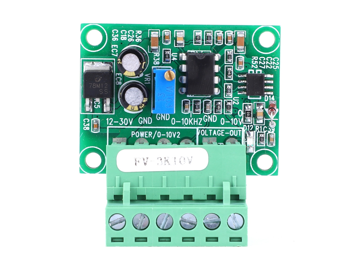 Módulo Conversor de Frecuencia para Voltaje Fv 3khz10v 03khz a 010v Digital para Analógico