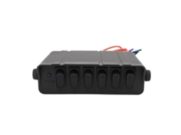 Caixa de interruptor SFUSHOS de 6 vias, DC 12V/24V 40A