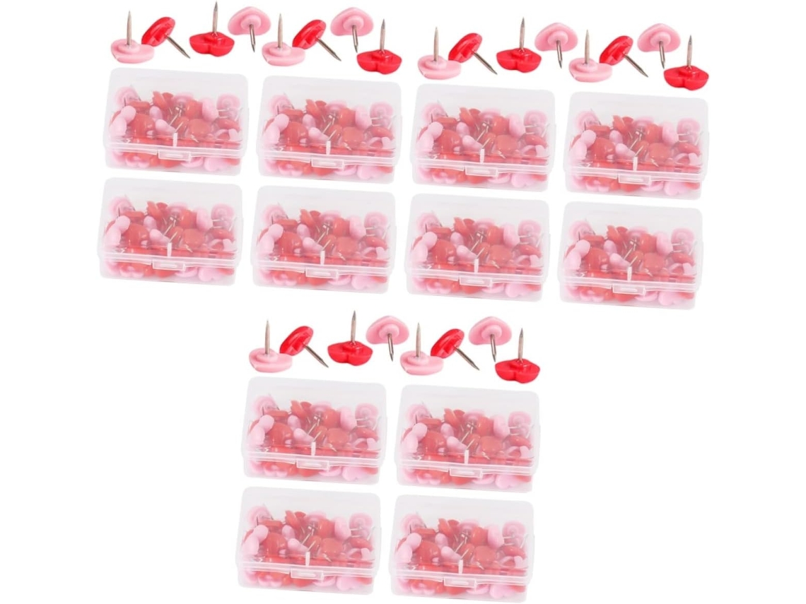Alfinetes De Cortiça Em Formato Coração Stobok, Tachinhas