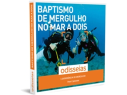 ODISSEIAS Pack Presente - Baptismo de Mergulho no Mar a Dois - Experiências de aventura para 2 pessoas