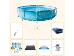 Intex Piscina Com Estrutura Redonda - 305x76 Cm - 7-peças S20359