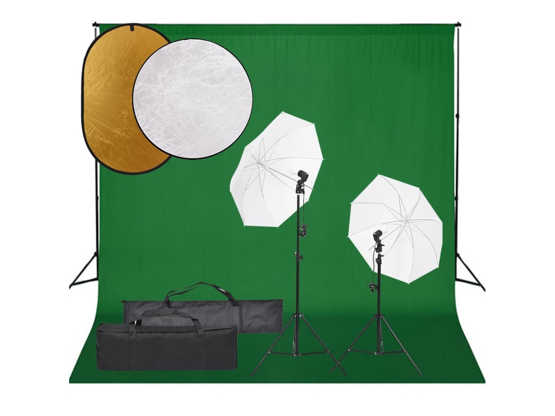 Photo Studio Kit, Photo Studio Kits Vidaxl Preto Alumínio (300 X 300 Cm)