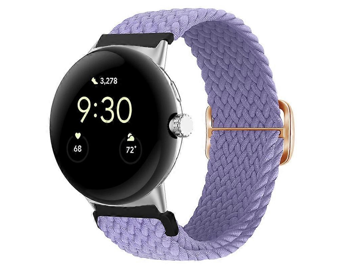 Pulseira De Nylon Trançado Com Fivela Para Relógio Google Pixel