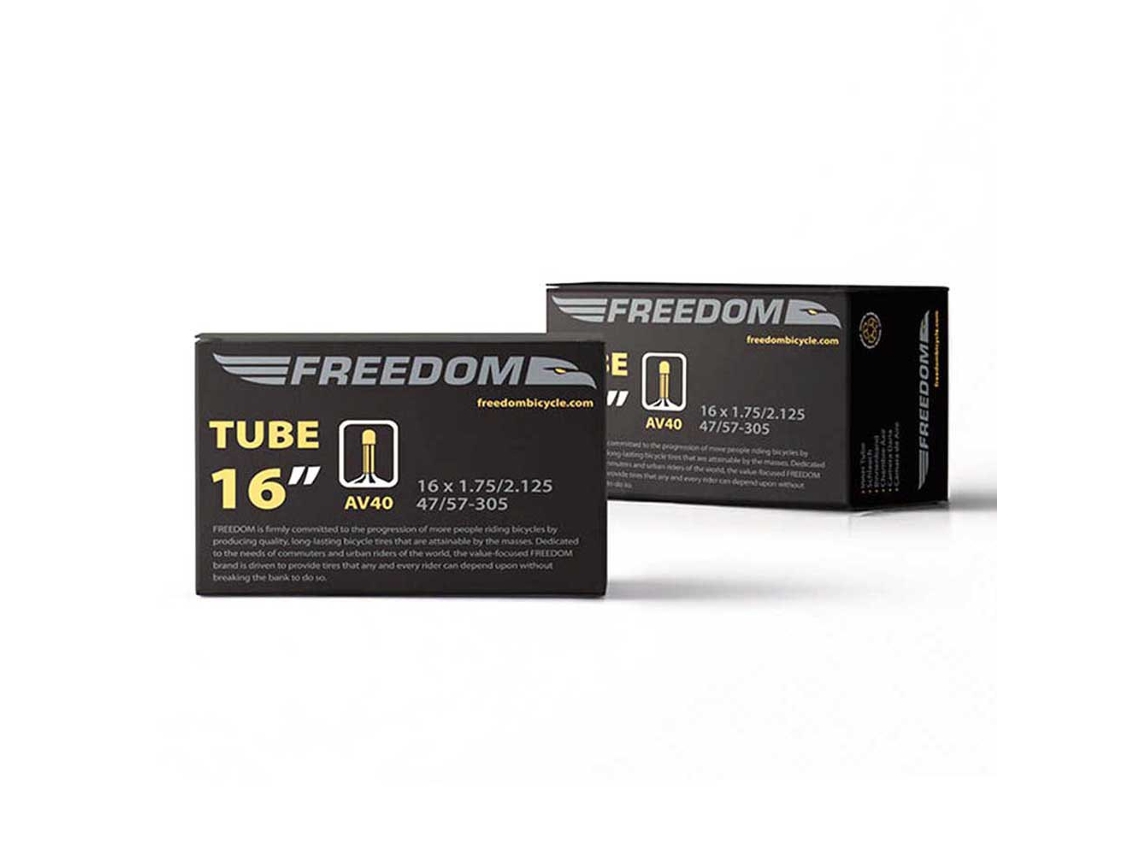 Tubo Interno Freedom Schrader 40 Mm Preto 26´´ / 1.50-1.75Wtb