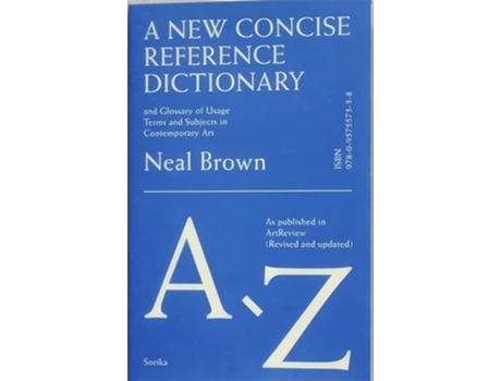 Livro A New Concise Reference Dictionary of Art de Neal Brown (Inglês)
