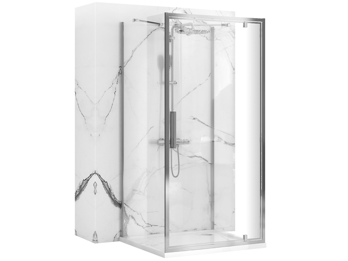 Cabine De Duche De Parede Rea Rapid Swing 120x100 Chrome