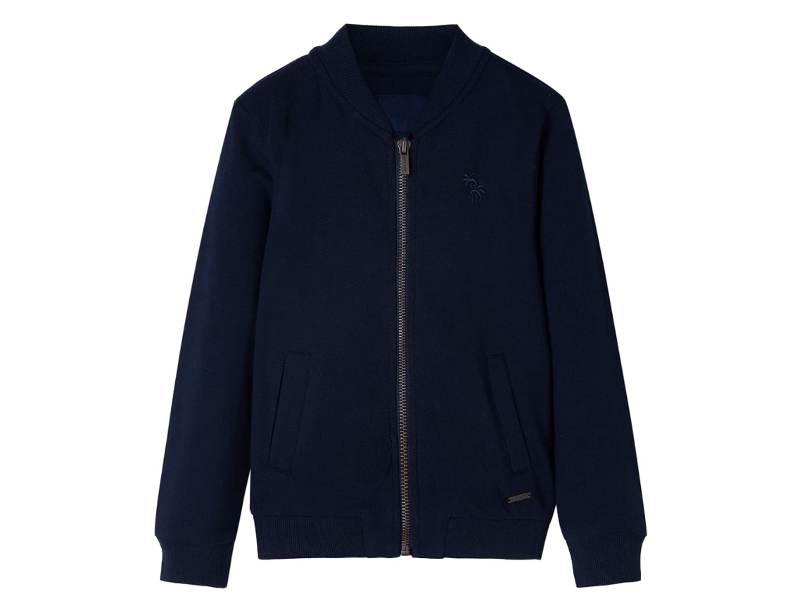 Sweatshirt Para Criança Com Fecho Azul-marinho 92